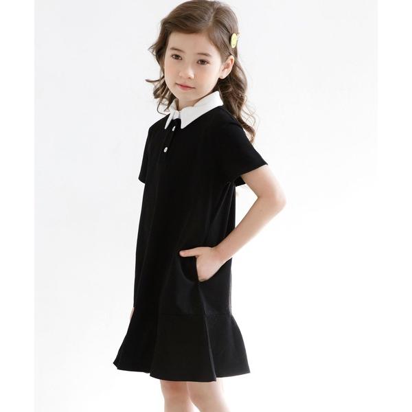 ワンピース ポロシャツワンピース キッズ 子供服 女の子