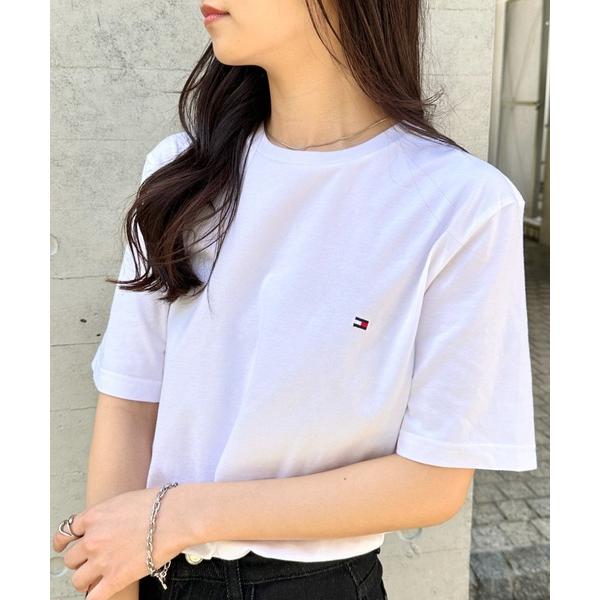 tシャツ TOMMY HILFIGER(トミーヒルフィガー) / Core Flag Tee フラッグロゴ刺繍 半袖 Tシャツ レディース メンズ（Yahoo!・ZOZOTOWN Yahoo!店）