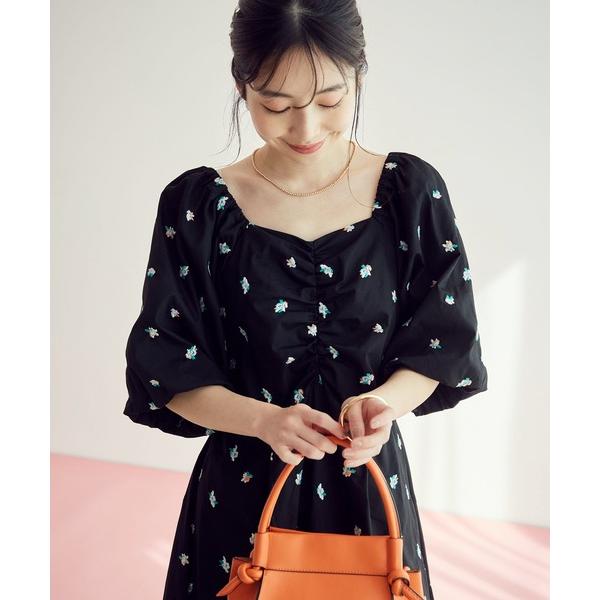 品多く サイドスリット Vネック 小花柄 ロング フレアワンピ ワンピース 半袖 イベント清楚 ママ モダン ホワイトレディース ブラック モノトーン ワンピース サイズ L Quiz Americasallergist Com