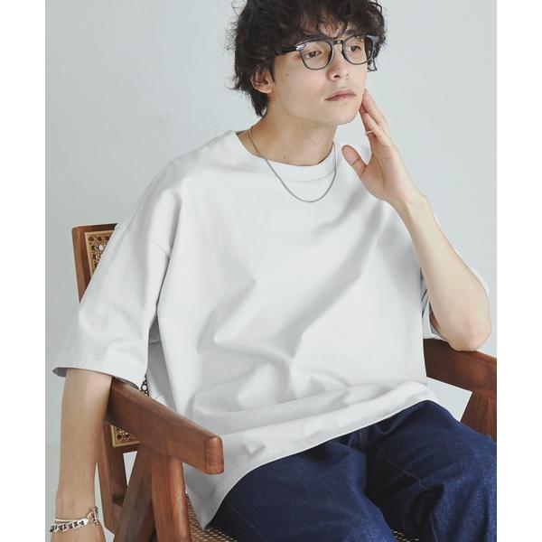 tシャツ リラックスルーズベーシックT オーバーサイズ ラスティックコットンカットソー メンズ レディース（Yahoo!・ZOZOTOWN Yahoo!店）