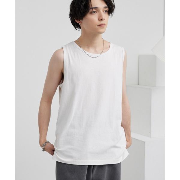 タンクトップ ルーズレイヤードサイドスリットタンクトップ メンズ レディース の商品画像