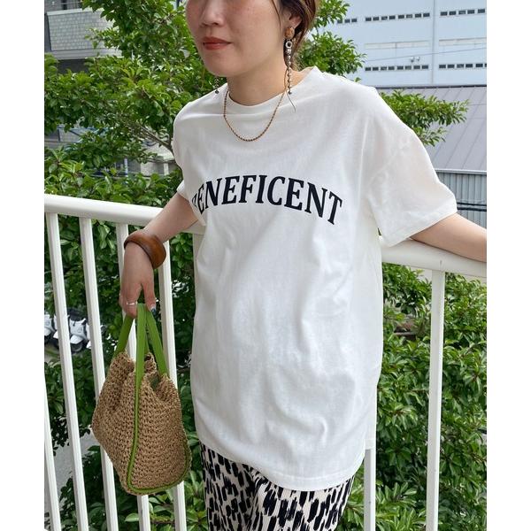 tシャツ 半袖 アーチロゴプリントBIG Tシャツ レディース