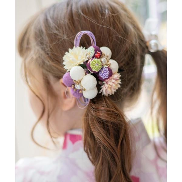 水引梅髪飾り（大） キッズ 子供 女の子 の商品画像