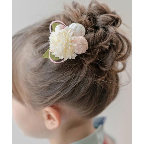 水引梅髪飾り（小） キッズ 子供 女の子 の商品画像