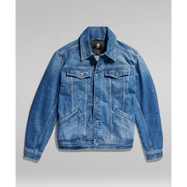 デニムジャケット gジャン FLIGHT COMBAT JACKET/ミリタリーディテールデニムジャケット メンズ