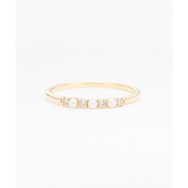 指輪 6月誕生石 K10 イエローゴールド 淡水パール リング/指輪 BLOOM/ブルーム WEB限定 レディース