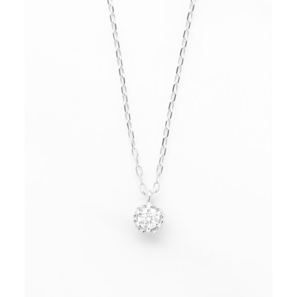 ネックレス 【WEB限定】 FLORA PLATINUM DIAMOND NECKLACE プラチナ ダイヤモンド ネックレス