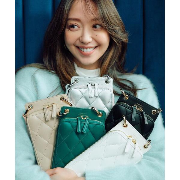 ショルダーバッグ バッグ 「新色追加」 キルティング スマホ ポシェット レディース