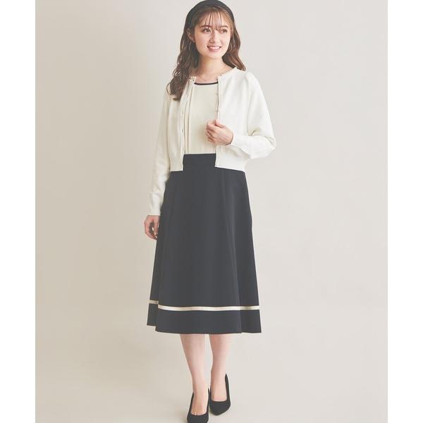 ワンピース バイカラーワンピース