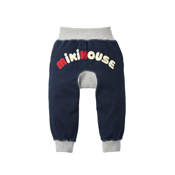 パンツ ミキハウスバックロゴパンツ キッズ 子供服 男の子 女の子 の商品画像