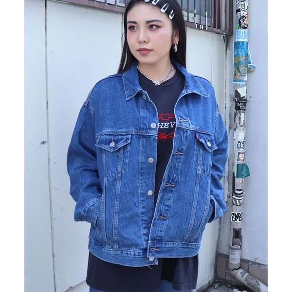 ジャケット Gジャン LEVIS DAD TRUCKER BRIDGING THE GAP (Light Indigo)