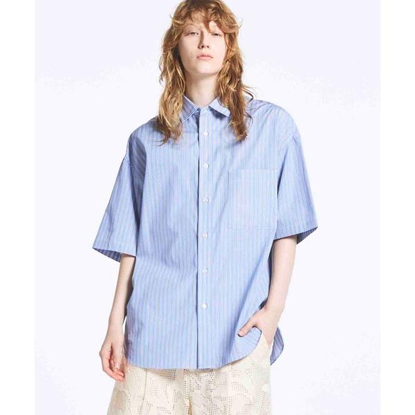 シャツ 「ユニセックスアイテム」THOMAS MASON/トーマスメイソン プライムオーバーショートスリーブシャツ「MAISON SPECIAL/メゾ の商品画像