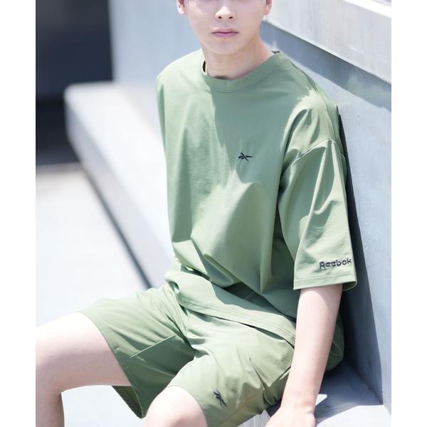 ラッシュガード 「ムラサキスポーツ限定」Reebok/リーボック ラッシュガード/水陸両用/セットアップ対応 Tシャツ ビックシルエット/無地ワンポイ の商品画像