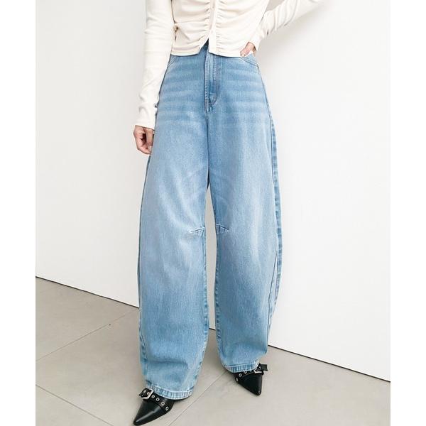 ワイドパンツ ジーンズ デニム デニムパンツ 「累計販売枚数1万枚突破！」ヘビーツイル＆デニムカーブラインパンツ レディース（Yahoo!・ZOZOTOWN Yahoo!店）