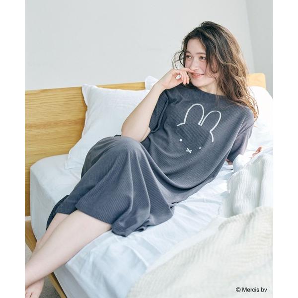 ルームウェア 部屋着 「miffy/ミッフィー」パイルリブワンピース/ルームウェア レディース