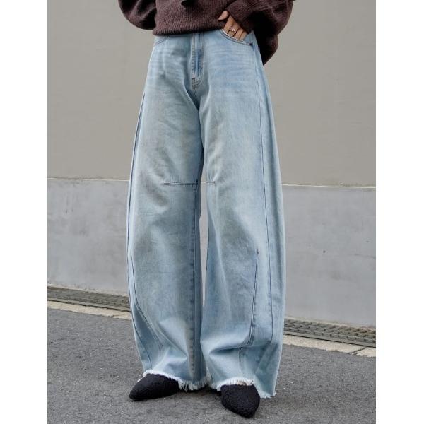 ジーンズ デニム デニムパンツ 「販売枚数7.5万枚突破」「お気に入り登録数10万突破」「トレンドNo.1デニム」「全骨格美脚見えシルエット」「サイズ の商品画像