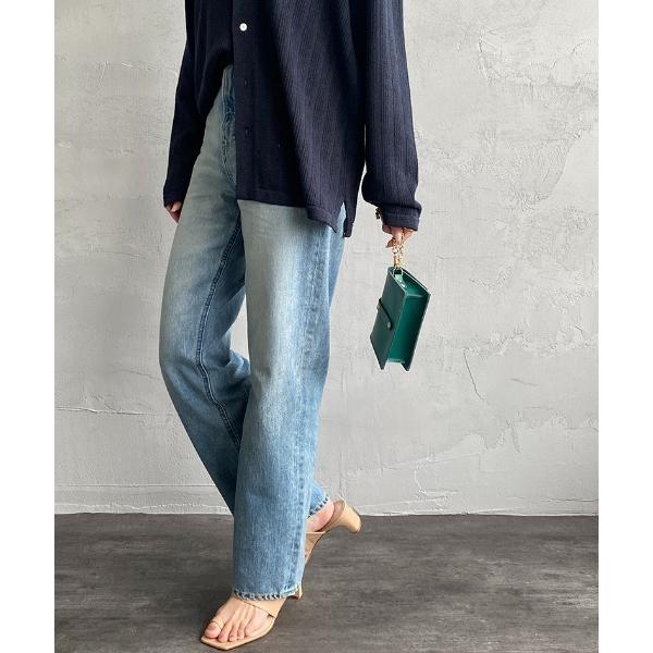 ジーンズ デニム デニムパンツ 「YANUK/ヤヌーク」 LEA ハイウエスト ボーイズストレートデニム レディース の商品画像