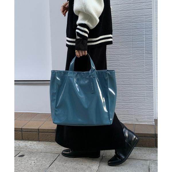 ハンドバッグ 「WEB限定」 ソフトエナメルショッパーバッグ の商品画像