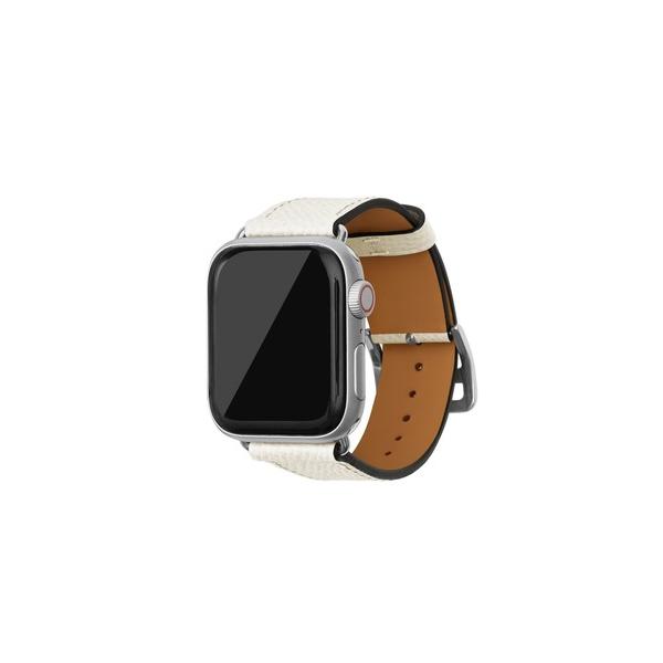 腕時計 レディース ノービレ Apple Watch レザーバンド「38mm/40mm/41mm/42mm， S/Mサイズ」 (アダプター：シルバー) レディース