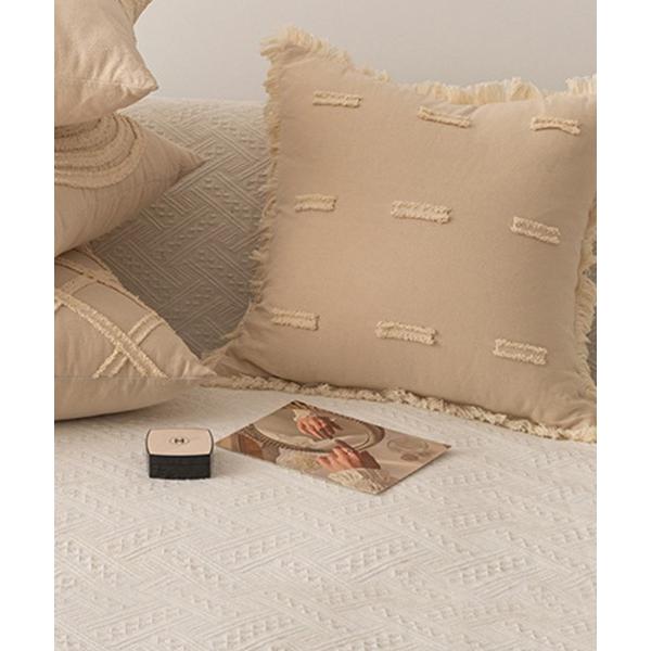 クッション クッションカバー aimoha　homeボヘミアン風コットンリネンクッションカバー の商品画像