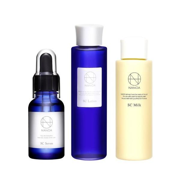スキンケアセット nanoa ナノア スキンケアセット （化粧水・美容液・乳液）（Yahoo!・ZOZOTOWN Yahoo!店）