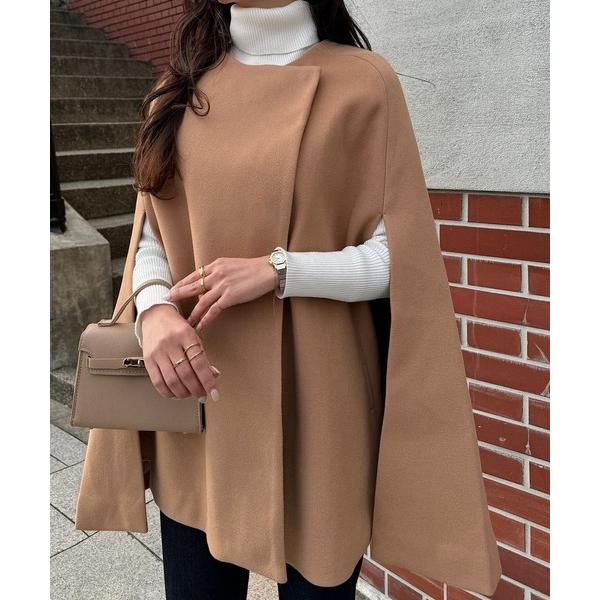 ケープコート レディース