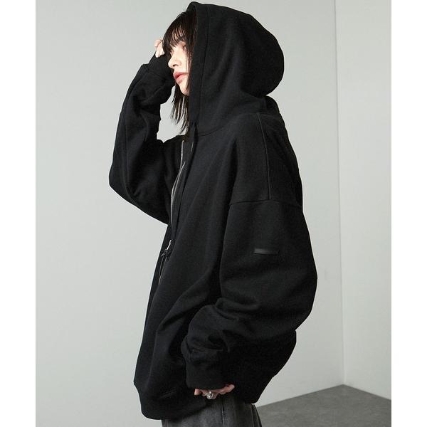パーカー 「Alfred Alex」Rubber Logo Zip Hoodie/ラバーロゴ フルジップパーカー メンズ レディース（Yahoo!・ZOZOTOWN Yahoo!店）
