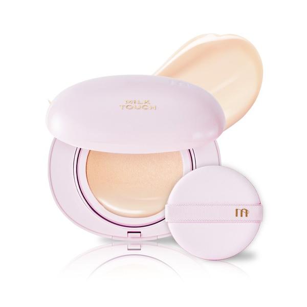 ファンデーション ミルクタッチ milk touch 「全3色」 オールデイスキンフィットミルキーグロウクッション（Yahoo!・ZOZOTOWN Yahoo!店）