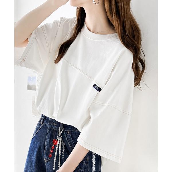 tシャツ 半袖 「新色追加！」「JaVaジャバコラボ」ユニセックスで着れちゃう。コットン100% フットボール オーバーサイズ シンプル半袖プルオーバー