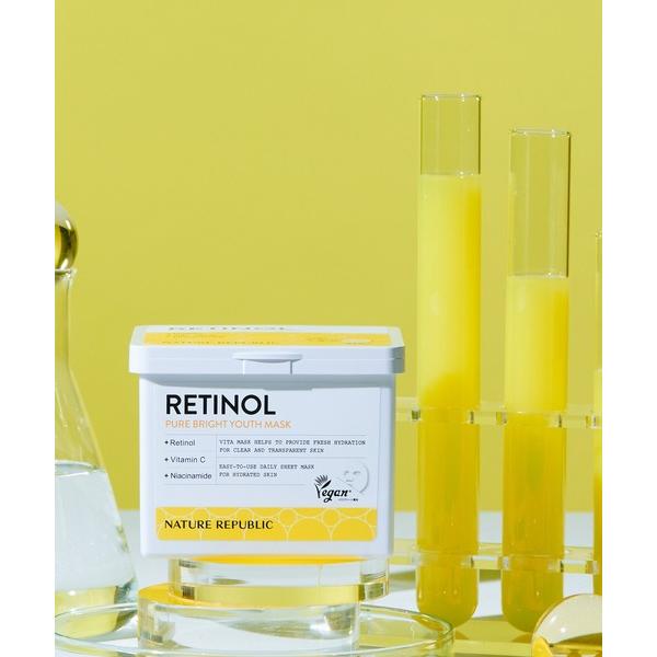 パック シートマスク ネイチャーリパブリック nature republic キューブマスク（レチノール） の商品画像