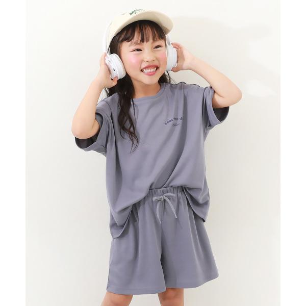 パジャマ 「ワンマイルにも」速乾 サラっとストレッチ メッシュ 着丈が選べるパジャマ キッズ 子供 男の子 女の子 の商品画像