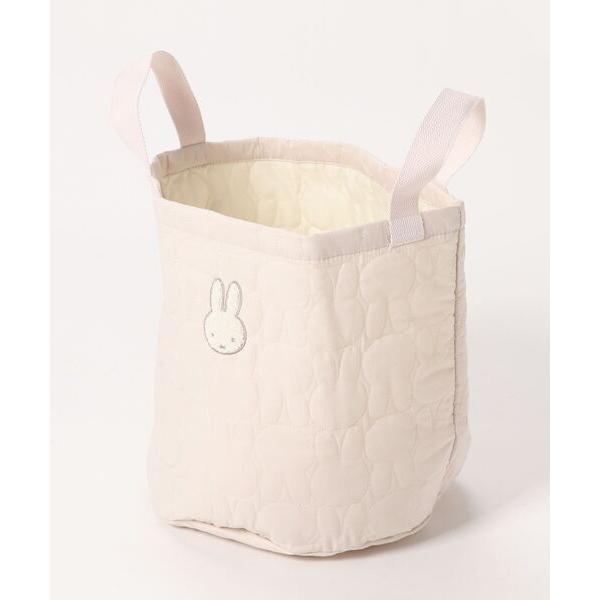 収納 「 miffy 」 ミッフィー キルティングストレージ Ｌ