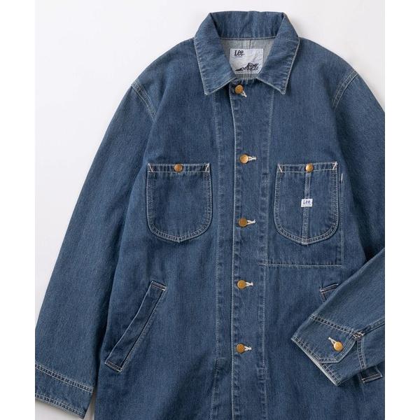 ジャケット カバーオール 「Lee/リー」 オーバーサイズ ロング丈 デニムワークコート/カバーオール