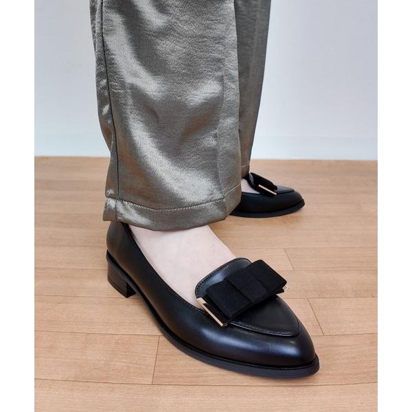 パンプス 「SUGAR SUGARシュガーシュガー」リボンローヒールパンプス(550)歩き方が美しくなるパンプスシリーズ の商品画像