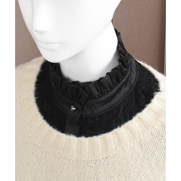 レディース 付け襟 レースフリル付け襟