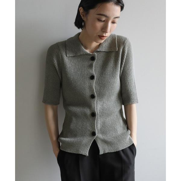 カーディガン ハーフスリーブサマーニットカーディガン レディース の商品画像