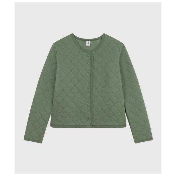 カーディガン チュビックキルティングカーディガン レディース