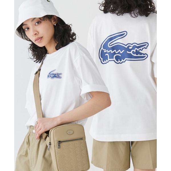 tシャツ 「オンライン限定」LACOSTE オーバーサイズ バック プリント Tシャツ メンズ レディース の商品画像