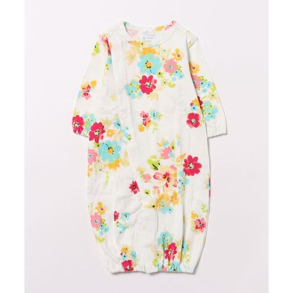 ベビー服 ロンパース 「ベビー」オリジナルプリント長袖2WAYカバーオール