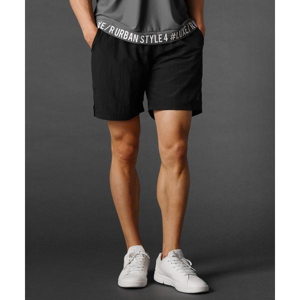 パンツ ベルトループ付きワッシャーナイロン2WAYゴルフイージーショーツ メンズ の商品画像