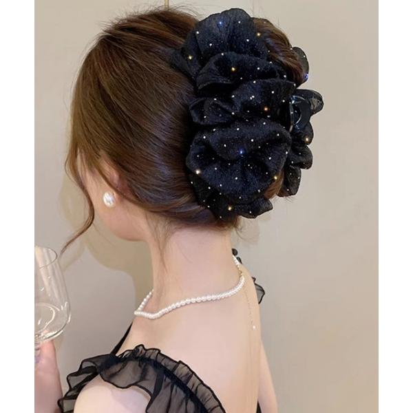 ヘアクリップ バンスクリップ 大きめ ヘアアクセサリー の商品画像