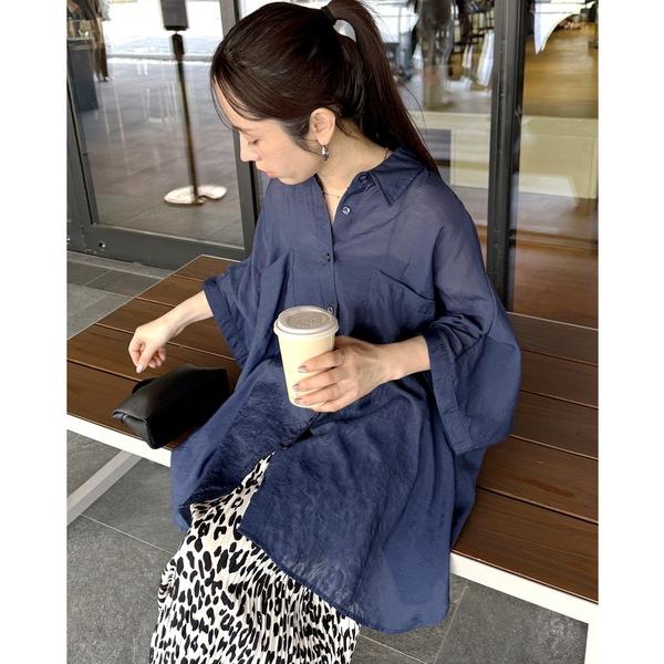 ブラウス シャツ ドルマンシアーシャツ レディース の商品画像