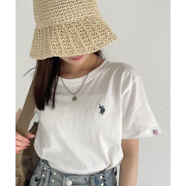 tシャツ U.S. POLO ASSN. 10色展開 大人気のワンポイント刺繍 コンパクトシルエット ベーシック Tシャツ レディース（Yahoo!・ZOZOTOWN Yahoo!店）