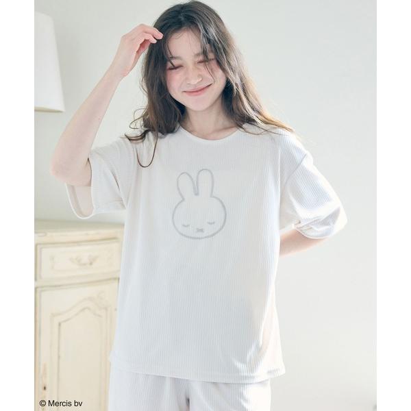 tシャツ 「miffy/ミッフィー」パイルリブルームウェアトップス（上下別売り） レディース メンズ