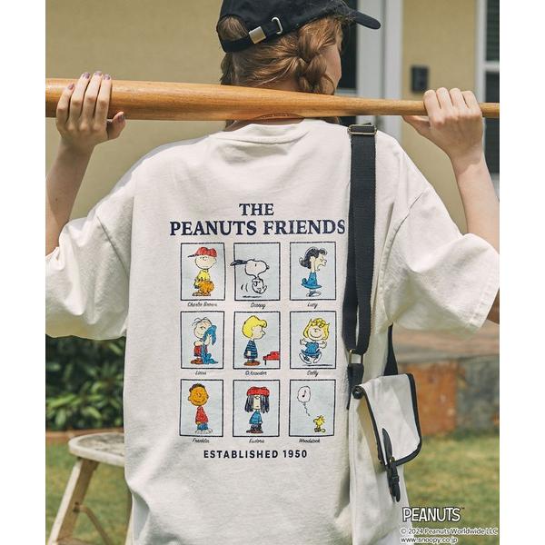 tシャツ 「PEANUTS / SNOOPY」別注 ピーナッツ スヌーピー＆フレンズ ヴィンテージプリント 半袖Tシャツ レディース メンズ（Yahoo!・ZOZOTOWN Yahoo!店）