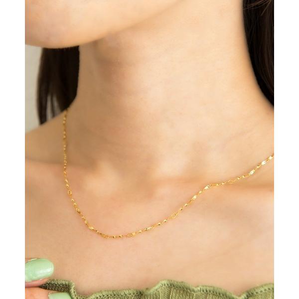ネックレス シンプルチェーンゴールドネックレス レディース