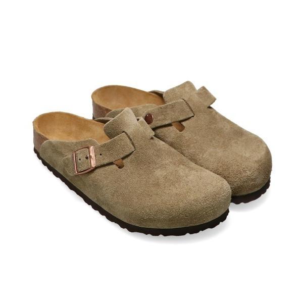ビルケンシュトック サンダル BIRKENSTOCK Boston LEVE Taupe / ビルケンシュトック ボストン スウェード トープ レギュラー メンズ レディース