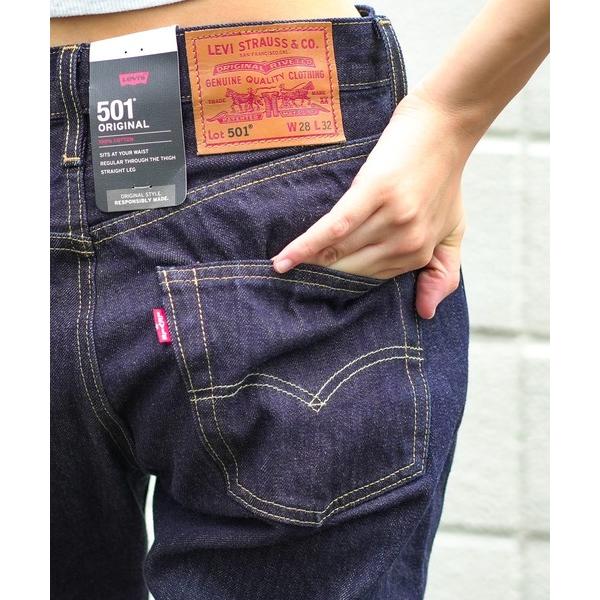 ジーンズ 「LEVI'S/リーバイス」「デニムの原点」501 ワンウォッシュ リンス 00501-1484 育てるデニム ストレート（Yahoo!・ZOZOTOWN Yahoo!店）