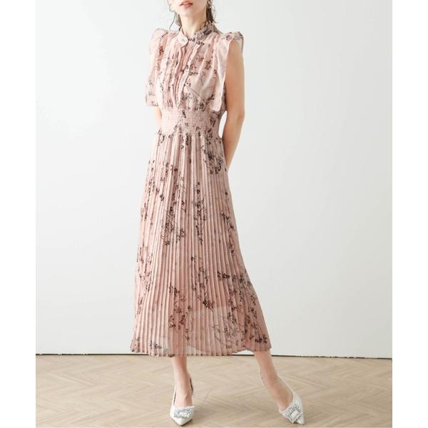 ワンピース 花柄シフォンワンピース の商品画像