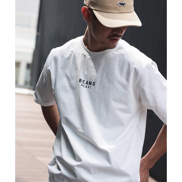tシャツ 「ユニセックス」BEAMS HEART ロゴ ショートスリーブ カットソー（吸水速乾・毛玉軽減） メンズ レディース（Yahoo!・ZOZOTOWN Yahoo!店）